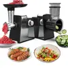 Moedor Elétrico Multifuncional Doméstico de Dupla Velocidade para Vegetais e Carnes Moedor de Carne Enchimento de Linguiça Moedor de Carne
