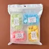 Pastilhas de sabão descartáveis papel de sabão portátil antibacteriano estudante crianças carregam mini pétalas pastilhas para lavar as mãos