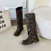 6118-6 9CM Botas Longas Aumentadoras de Altura para Mulheres Baixas, Novo Modelo 2026, Botas de Cavaleiro, Botas para Calças Femininas
