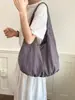 Bolsa de Ombro Casual Estilo Coreano 2026 Transfronteiriça Grande Capacidade Estilo Preguiçoso Tecido de Nylon Feminina