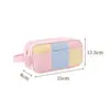 Bolsa de Maquillaje Nueva con Almacenamiento Particionado, Aspecto Elegante, Portátil, Bolsa de Almacenamiento para Cuidado de la Piel de Doble Capa, Neceser de Viaje de Gran Capacidad