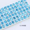 Diamante de Uña para Arte de Uñas Huevo de Grasa de Cristal Dongzhou 8*10mm Cristal K9 de Alta Calidad Huevo Delgado Oval Pequeño Fondo Puntiagudo Joyería de Diamante para Arte de Uñas