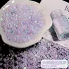 Lentejuelas de Estrella Paquete de Materiales para Joyería Hecha a Mano DIY Rellenos para Hacer Uno Mismo Bola Sonajera Bola Hecha a Mano Arte con Arena Relleno de Mahjong