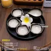 Salón de Belleza Cerámica Platos Mezcladores de Aceites Esenciales Tailandia Olla de Aceites Esenciales Botella de Fragancia Set de Bandejas para Club Plato para Productos de Belleza