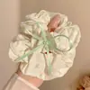Gomita para el pelo suave y dulce para mujer, scrunchie de malla estilo coreano, liga para coleta baja y moño, accesorio para el cabello de alta gama
