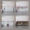 Piscina de Cerámica Extra Grande Extendida para Balcón de Casa Piso Exterior Piscina para Trapeador de Pie con Agujeros y Otros