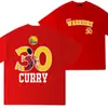 Slam Dunk Sakuragi Rodman Não. 91 Camiseta de Algodão Puro Manga Curta Solta Roupa Infantil Respirável Absorvente de Suor Roupa de Meia-Manga