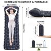 La Fábrica de Origen Soporta la Exportación de Comercio Exterior del Nuevo Colchón Inflable Inflable de TPU de Bomba de Pie Individual, Colchoneta de Camping para Exteriores y Colchoneta a Prueba de Humedad
