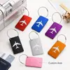 Etiqueta de Equipaje de Aluminio Personalizable para Bolsa de Viaje o Maleta, Etiqueta de Identificación con Cierre de Tornillo Seguro, Bucle de Cable de Acero y Tarjeta de Dirección de Contacto