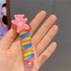 Nuevo Anillo para el Cabello de Línea Telefónica Arcoíris para Niños Accesorios para el Cabello Duradero Cabello Colorido Lindo para Niños Dulce Adorno para la Cabeza Venta al por Mayor