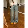 Calça jeans larga forrada com fleece e glitter estelar para mulheres, novo estilo outono/inverno 2026, calça reta estilosa e que afina