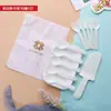 Mesa de Pastel de Cumpleaños Vajilla Cuchillo Tenedor Velas Juego de Vajilla Desechable Cuchillo Tenedor Plato Vela Juego Cuatro en Uno