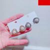Aretes Espirales de Aguja de Plata S925 con Diamantes Flash y Perlas para Mujer Otoño e Invierno 2024 Nuevo Estilo Aretes Estilo Fragante Aretes Electrochapados en Oro Real