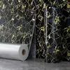 Panel de Panel de Azulejo de Espuma Gruesa Mármol Artificial CTZS Piedra de Mármol con Veta Dorada Brillante Rollo de Pared Autoadhesivo Estilo Continental Moderno Impermeable Anti-Rayaduras Anti-Moho Para Baño Área de Ducha Sala de Estar Pared de Acento Hogar DIY Remodelación 60cmx3m