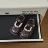 Zapatos Mary Jane de Encaje con Lazo para Niñas, Nuevo Estilo Otoño, Dulces Zapatos de Princesa para Niños de 1 a 3 Años, Zapatos para Caminar con Suela Suave
