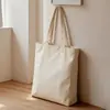 Bolsas de Lona Coloridas de Algodão Puro Lisas Podem Ser Personalizadas com Impressão de Logotipo, Bolsas Tote, Venda por Atacado de Fábrica, Bolsas de Lona Feitas Sob Medida