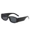 Gafas de Sol Cuadradas de Moda Estilo Punk Hip-Hop Moderno con Letras Estilo Urbano Forma Cóncava Gafas de Sol Anti-UV