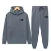 Conjunto de Dos Piezas de Sudaderas con Capucha de Manga Larga y Pantalones Deportivos Casuales para Hombre y Mujer, Transfronterizo para Primavera y Otoño, Amazon Europeo y Americano