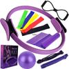 Banda elástica traje de doce piezas banda de tensión para yoga látex 2080 banda de resistencia Fitness Pilates anillo pelota de yoga
