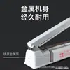 Máquina Selladora Manual de Prensa de Metal 8mm Imprimible Pequeña para Alimentos Té Bolsas de Plástico Tipo Máquina Selladora de Plástico de Corte Comercial