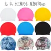 Gorro de Natación de Silicona para Adultos, Hombres y Mujeres, Gorro de Natación de Color Sólido, Stock Listo del Fabricante, Gorro de Natación Impermeable al por Mayor con Logo