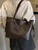 Bolso de Hombro Grande de Capacidad para Viajes, Simple y Elegante, Estilo Coreano para Mujer, Moderno y de Gama Alta, Bolso Tote Fresco y Versátil para Debajo del Brazo