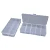 Caja de Plástico PP Fija de 10 Compartimentos para Guardar Joyería, Puntas de Uñas, Cuentas, Equipo de Pesca y Ferretería