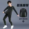 Ropa de Secado Rápido para Niños Ropa de Entrenamiento Traje Deportivo Body de Baloncesto para Niños Mallas de Fútbol Primavera Fitness Fitness