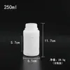 Tapa Antirrobo HDPE Botella Química 250ml 500ml 1000ml Plástico Blanco Botella Dosificadora de Muestras de Reactivo Pesticida