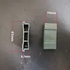 Fivela de Rodapé de PVC Fixação Piso de Madeira Acessórios Plásticos Clipes Linha de Canto Fibra de Madeira de Bambu Fivelas de Linha de Piso
