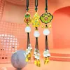 Colgante de coche para viaje seguro con forma de gota de aceite de boutique, accesorios para coche, colgante de calabaza, cerradura auspiciosa de riqueza, cloisonné, venta al por mayor