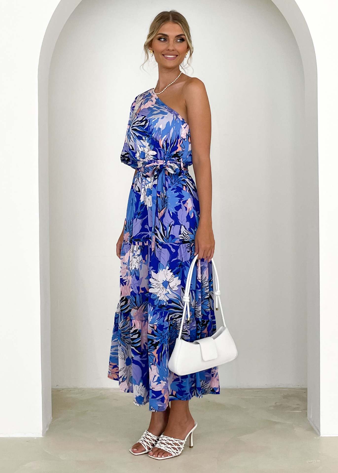 Saidie One Shoulder Maxi Dress