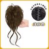 Peluca con cabeza de albóndiga, hija femenina, dragón, barba, flor, maíz, paquete de cabello, simulación de cabello, nido de pollo, pinza para sujetar la cabeza, red, peluca roja, anillo