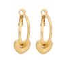 [Ice Meng] vento frio amor personalidade brinco de pressão feminino design de nicho moda brincos de flor E587