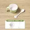 Tazón infantil de melamina lindo dibujo animado para el hogar tazón para comida de bebé con asa tazón pequeño y cuchara juego de vajilla para madre y bebé caja de regalo