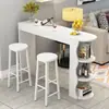Mesa de bar para apartamento pequeño mesa de bar doméstica simple moderna entrada de sala de estar pequeña mesa auxiliar junto al sofá comedor gabinete divisor de lujo ligero
