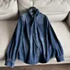 2026 Redutor de Idade Estilo Universitário Emagrecedor Jaqueta Jeans Cardigan Top Camisa Jeans Atacado H03Bt99076