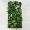 Transfronteiriço 50x 100cm Plantas Artificiais Simuladas Folhagem Decoração de Parede Externa Casamento Exposição Fachada de Loja Varanda