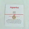 Pulsera de tarjeta de las doce constelaciones hot transfronteriza, cuerda de cera tejida a mano, pulsera creativa de constelaciones, venta directa de fábrica