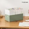 Porta-Canetas Plástico Criativo de Grande Capacidade Caixa de Armazenamento para Canetas Marcadoras de Mesa Atacado de Papelaria Balde de Armazenamento Porta-Canetas de Armazenamento de Papelaria