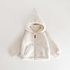 Processamento e Personalização de Jaquetas de Lã Polar para Meninos e Meninas Outono e Inverno Dinamarquês Novo Cardigã Macio e Quente de Pelúcia com Capuz para Crianças