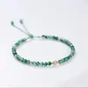 Pulsera de Calcedonia de Hierba Acuática Directo de Fábrica Tobillera para Mujer Diseño de Nicho Ins Sentido de Diseño Pulsera Regalo para Novia Estilo Mori Simple