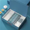 Caja de Regalo de Gama Alta para Té de Roca Wuyi, Caja de Regalo Vacía para Té de Roca, Adecuada para Infusión Corta o Larga, Paquetes de Media Libra, 0.15 kg, Set de Cajas de Regalo Universales