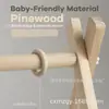 En stock de fábrica Gimnasio de madera para bebés Colgador para niños Estante de juegos Bebé recién nacido Gimnasio de fitness de madera maciza para bebés