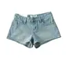 Shorts de mezclilla azul vintage estilo americano de tiro bajo, cómodos, clásicos, que realzan la figura, para mujer, moda de verano, shorts rectos versátiles