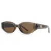 2552 Gafas de Sol Explosivas para Mujer Sentido Avanzado Populares en TikTok Internet Estilo Similar al de Caperucita Roja Gafas de Sol para Hombre Gafas de Sol Anti-ultravioleta