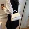 Bolso Tote de Gran Capacidad para Mujer 2025 Nueva Moda Sobaco Cruzado Bolso Cuadrado Pequeño Cuero Suave Textura Casual a la Moda