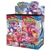 Caixa Surpresa de Cartas de Pokémon Mais Vendida Internacionalmente Versão Inglesa de Pokémon Cartão Flash de Pokémon Carta do Pikachu 360