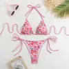 Nuevo Bikini de Dos Piezas Dividido Transfronterizo Europeo y Americano Sexy y Moderno Traje de Baño para Vacaciones en la Playa Transfronterizo
