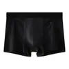 Live Hot Selling Fábrica Direct Moda Gelo Seda Malha Calças Masculinas Respirável Boxers Verão Cuecas Masculinas